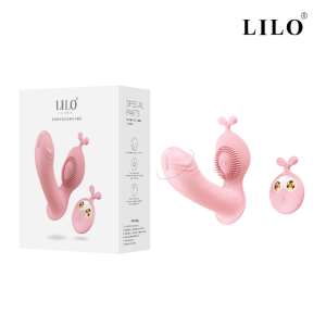 Estimulador de clitóris com pênis recarregável - LILO - VM - Importado