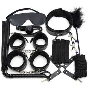 Kit sado bondage com 10 Produtos - YOUVIBE - Importado