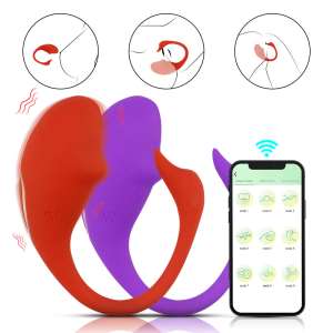 Estimulador Ponto G e Clitóris com Controle por aplicativo - Amina - YOUVIBE - Importado