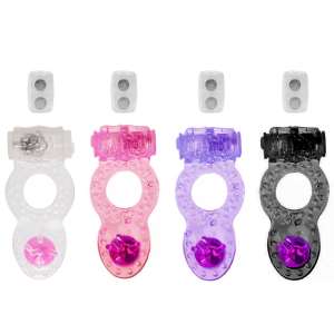 Anel Peniano com Vibro e Estimulador Pérola - VIBE - VM - Importado