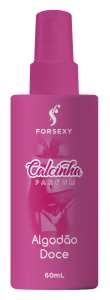 Perfume de Calcinha Aroma 60ml - Aroma: Algodão Doce (vencimento em 31/07/2026) - For Sexy