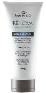 Loção hidratante iluminadora de colo e pescoço Renova 60 ml (vencimento em 31/07/2026) - Sofisticatto