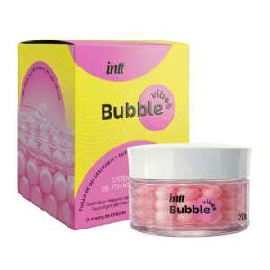 Bubble vibes produto 3 em 1, com esferas de ativação e aroma de chiclete 120g - Intt