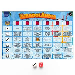 Jogo de Dados Bebadolandia - Diversão ao cubo