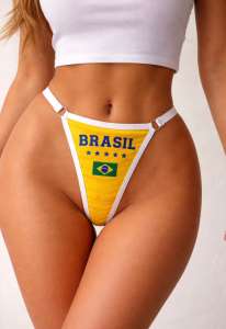 Calcinha Personalizável Brasileirinha - Tallyta Lingerie