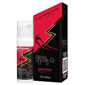 Vibrador líquido Shock-G Morango 15g - La Pimienta