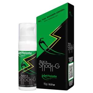 Vibrador líquido Shock-G Menta 15g - La Pimienta