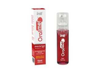 Aromatizante Bucal Oral Me Morango 15 ml Spray - Intt