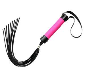 Chicote 10 tiras de 40 cm - Cor: Rosa - La Pimienta