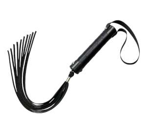 Chicote 10 tiras de 40 cm - Cor: Preto - La Pimienta