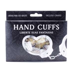 Algema de Metal com Pelúcia - Várias Cores - Importado