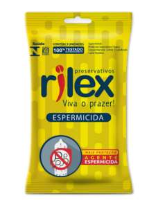 Preservativo com Espermicida com 3 unidades - Rilex
