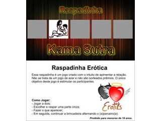 Raspadinha Kama Sutra - Embalagem com 10 Unidades - Erotiks