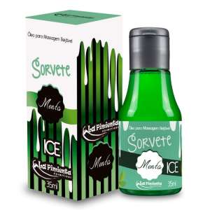 Gel comestível Sorvete 35 ml - Sabor: Menta Ice - La Pimienta