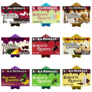 Vela Comestível Sorvete Quente 30g - Loka Sensação