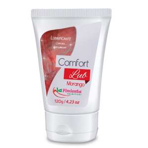 Lubrificante beijável Confort Lub 120g - Sabor: Morango - La Pimienta