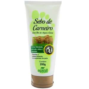 Creme Hidratante para Pés e Mãos com Sebo de Carneiro 190g - Apinil