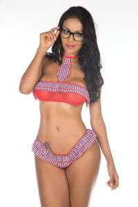 Mini-fantasia Salve a Professora - Pimenta Sexy