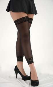 Meia 7/8 Legging Lisa com Renda - Perrutêxtil