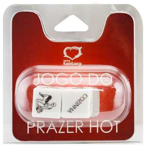 Dado Jogo do Prazer Hot - 2 dados - Sexy Fantasy