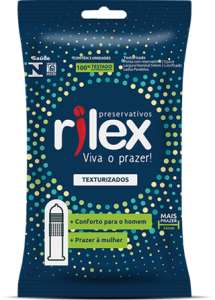 Preservativo Texturizado com 3 unidades - Rilex