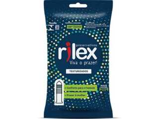 Preservativo Texturizado com 3 unidades - Rilex