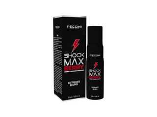 Vibrador líquido beijável Shock Max Berry spray 15ml - Pessini