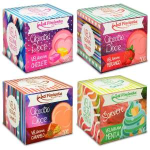 Vela beijável algodão doce 50g - La Pimienta