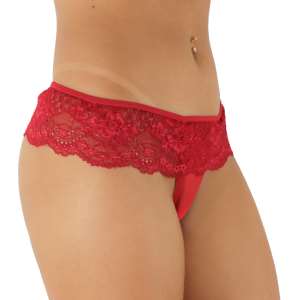 Calcinha tailandesa (com pérolas) de tecido - Le Rouge