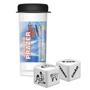 Dados Jogo do Prazer Hot (2 Dados) - Diversão ao cubo