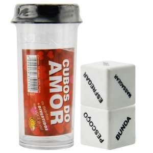 Dados Cubo do Amor (2 Dados) - Diversão ao cubo