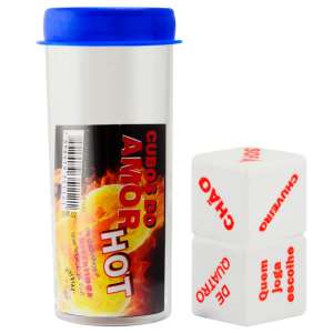 Dados Cubo do Amor Hot (2 Dados) - Diversão ao cubo