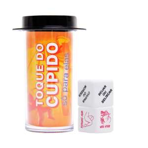 Dados Toque do Cupido só Pra ELAS (2 Dados) - Diversão ao cubo