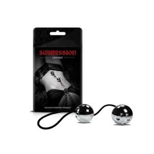 Conjunto para Pompoar com 2 Bolas em Metal - Linha Submission - Sexy Fantasy