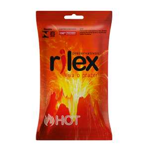 Preservativo HOT com 3 unidades - Rilex