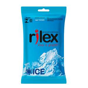 Preservativo ICE com 3 unidades - Rilex
