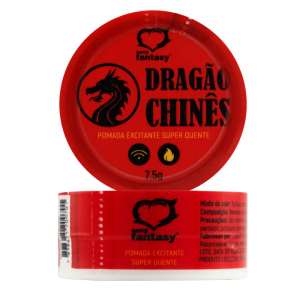 Pomada excitante super quente Dragão Chinês 7,5g - Sexy Fantasy