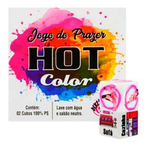 Dado Jogo do Prazer Hot Color (com 2 Unidades) - Diversão ao cubo