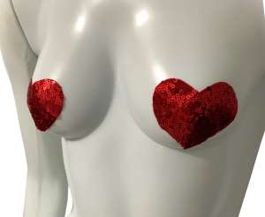 Nipple Cover (Cobertor de Mamilos) em Formato de Coração - Hot Brasil