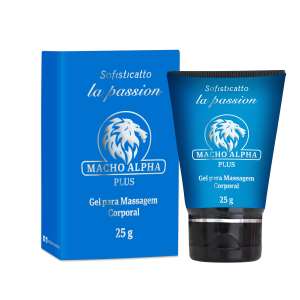 Prolongador de Ereção e Vasodilatador Macho Alpha Plus 25g - Sofisticatto