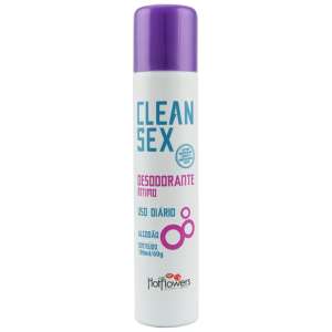 Desodorante Íntimo Aerossol Clean Sex 100ml - Hot Flowers