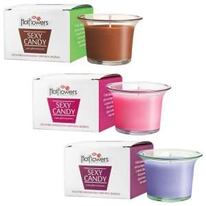 Vela Aromatizante Sexy Candy 40g - Hot Flowers