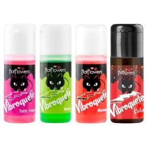 Vibrador Líquido Beijável Vibroquete 12ml - Hot Flowers