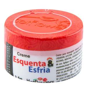 Creme Excitante Unissex Esquenta & Esfria (Hot Ice) 3.5g - Hot Flowers