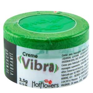 Creme Excitante Unissex Vibre 3.5g - Hot Flowers