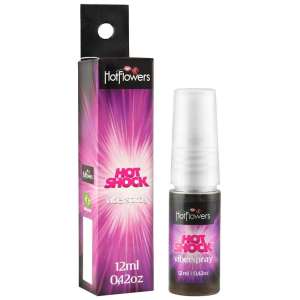 Vibrador Líquido Hot Shock Viberspray 12ml - Hot Flowers