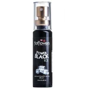Aromatizante Bucal Ice Power Black 18ml - Hot Flowers
