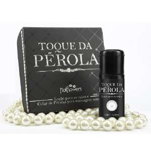 Kit Toque de Pérola (com Colar de Pérolas e Loção) - Hot Flowers