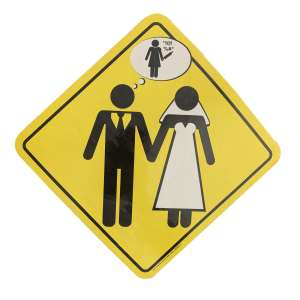 Placa de Trânsito em Cartolina (2 Unidades) - Importado