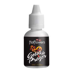 Excitante Unissex Gotas do Prazer 15g - Hot Flowers